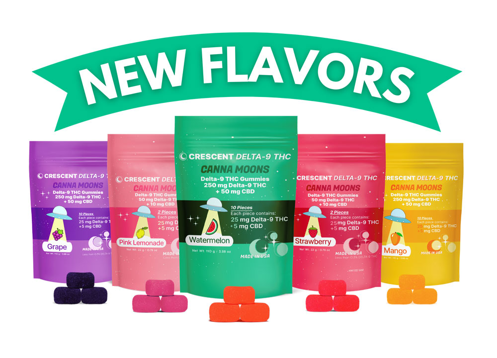 5 flavor gummies block image